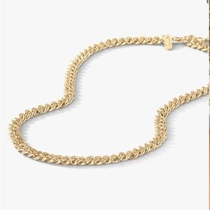 Melinda Maria - Cassie Pave Cuban Chain Necklace